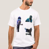 Jongen met uke u t-shirt (Voorkant)