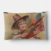 Jongen met Vuurwerk, Amerikaanse Vlag, Patriottisc Etui (Achterkant)