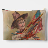 Jongen met Vuurwerk, Amerikaanse Vlag, Patriottisc Etui (Achterkant)