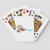 Jongen met Water Pistool Summer Fun Pokerkaarten (Achterkant)