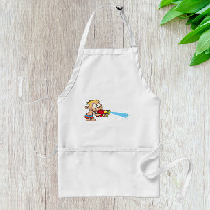 Jongen met Water Pistool Summer Fun Standaard Schort