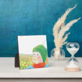 Jongen met wilde primroses fotoplaat (Insitu)