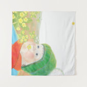 Jongen met wilde primroses wandkleed (Voorkant (horizontaal))