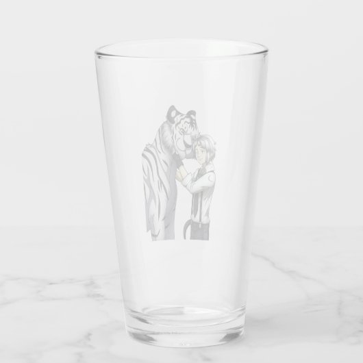 Jongen met witte tijger glas (Achterkant)