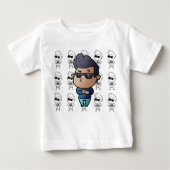 Jongen met zonnebril T-Shirt (Voorkant)