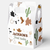 Jongen Mijn Eerste Rodeo Cowboy 1e Verjaardag Bedankdoosjes (Geopend)