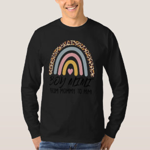 Jongen Mimi Van Mama Naar Mimi Leopard Regenboog M T-shirt