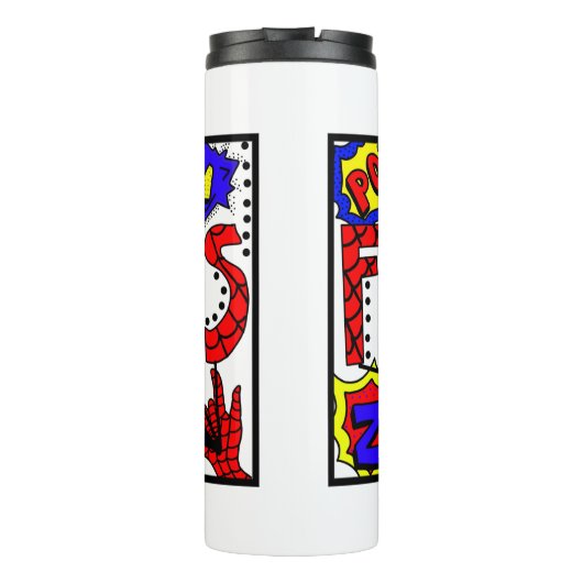 Jongen naam Finneus Thermosbeker (Achterkant)