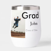 jongen naam toevoegen datum jaar tekst QR afstuder (Achterkant)