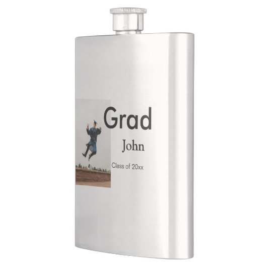 jongen naam toevoegen datum jaar tekst QR afstuder Flacon (Links)