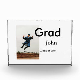 jongen naam toevoegen datum jaar tekst QR afstuder Fotoblokken