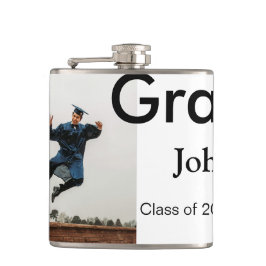 jongen naam toevoegen datum jaar tekst QR afstuder Heupfles