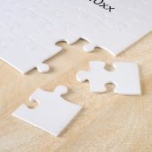 jongen naam toevoegen datum jaar tekst QR afstuder Legpuzzel (Zijkant)