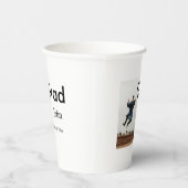 jongen naam toevoegen datum jaar tekst QR afstuder Papieren Bekers (Rechts)