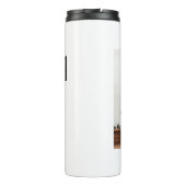 jongen naam toevoegen datum jaar tekst QR afstuder Thermosbeker (Achterkant)