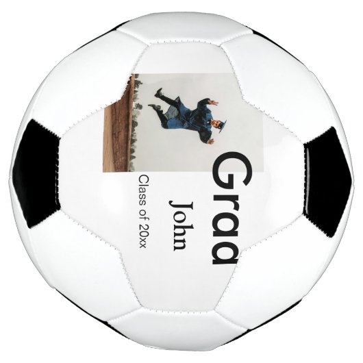 jongen naam toevoegen datum jaar tekst QR afstuder Voetbal (Gedraaid)