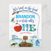 Jongen, O-fish-ally, Vis-thema Eerste Briefkaart (Voorkant)