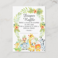 Jongen Oerwouden Baby shower luierspoeling