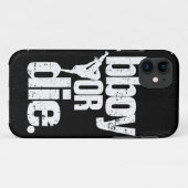 jongen of die - witte noodtoestand Case-Mate iPhone case (Achterkant (horizontaal))