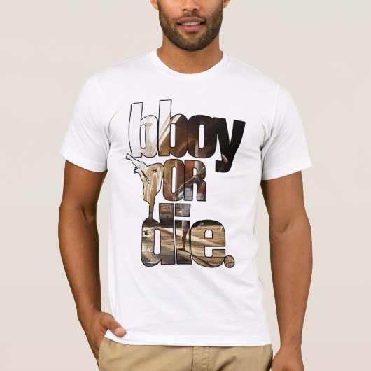 jongen of dood t-shirt (Voorkant)