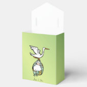 Jongen of Girl Cute en Fun Delivery Stork Bedankdoosjes (Geopend)