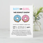 Jongen of meisje dat we niet kennen Genderonthulli Kaart (Staand voorkant)