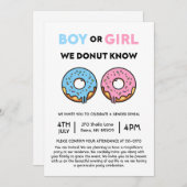 Jongen of meisje dat we niet kennen Genderonthulli Kaart (Voorkant / Achterkant)