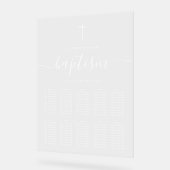 Jongen of Meisje Doopsel Zitting Grafiek Acryl Bord (Hoek)