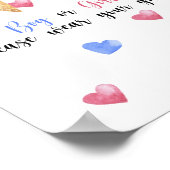 Jongen of Meisje draag je gok. Poster (Hoek)