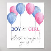 Jongen of Meisje, draag u alstublieft uw Poster (Voorkant)