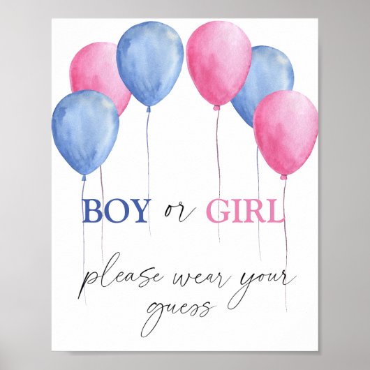 Jongen of Meisje, draag u alstublieft uw Poster (Voorkant)