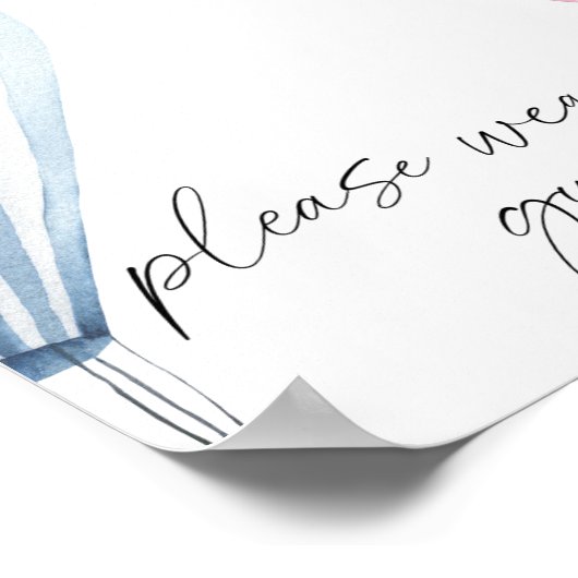 Jongen of Meisje, draag u alstublieft uw Poster (Hoek)