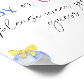 Jongen of Meisje, draag u alstublieft uw Poster (Hoek)