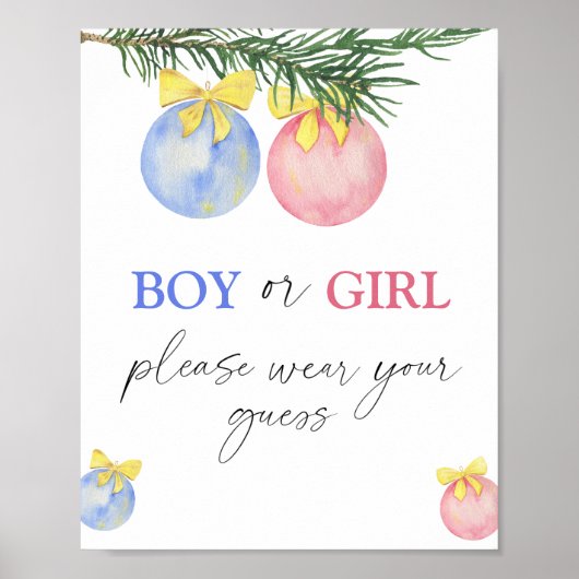 Jongen of Meisje, draag u alstublieft uw Poster (Voorkant)