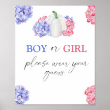 Jongen of Meisje, draag u alstublieft uw Poster