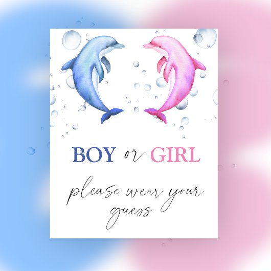 Jongen of Meisje, draag u alstublieft uw Poster