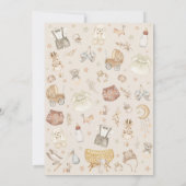 Jongen of Meisje | Gedempte Boho Gender onthullen  Kaart (Achterkant)