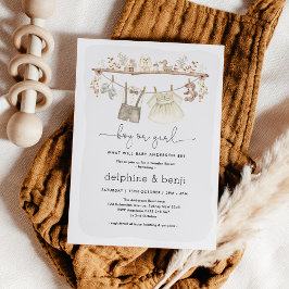 Jongen of Meisje | Gedempte Boho Gender onthullen Kaart