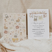 Jongen of Meisje | Gedempte Boho Gender onthullen  Kaart