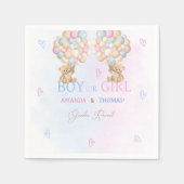 Jongen of meisje Geslacht onthullen Decor Servet (Voorkant)