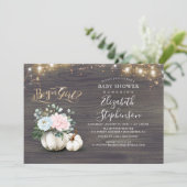 Jongen of Meisje Geslacht Onthullen Herfst Baby sh Kaart (Staand voorkant)