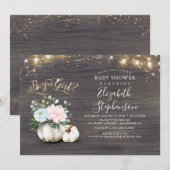 Jongen of Meisje Geslacht Onthullen Herfst Baby sh Kaart (Voorkant / Achterkant)