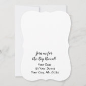 Jongen of meisje? Geslacht onthullen uitnodiging (Achterkant)