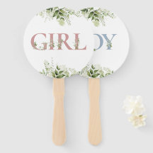 Jongen of meisje groen gender reveal stemspel