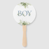 Jongen of meisje groenheid geslacht onthulling ste handwaaier (Achterkant)