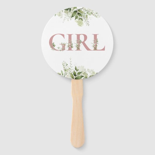 Jongen of meisje groenheid geslacht onthulling ste handwaaier (Voorkant)