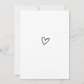 Jongen of meisje houden van hart gender reveal par kaart (Achterkant)