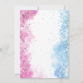 Jongen of Meisje Marquee Lights Geslacht Onthullen Kaart (Achterkant)