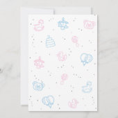 Jongen of meisje, Roze en Blauw, Modern, Gender Re Kaart (Achterkant)