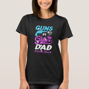 Jongen of meisje roze of blauw papa houdt van je g t-shirt